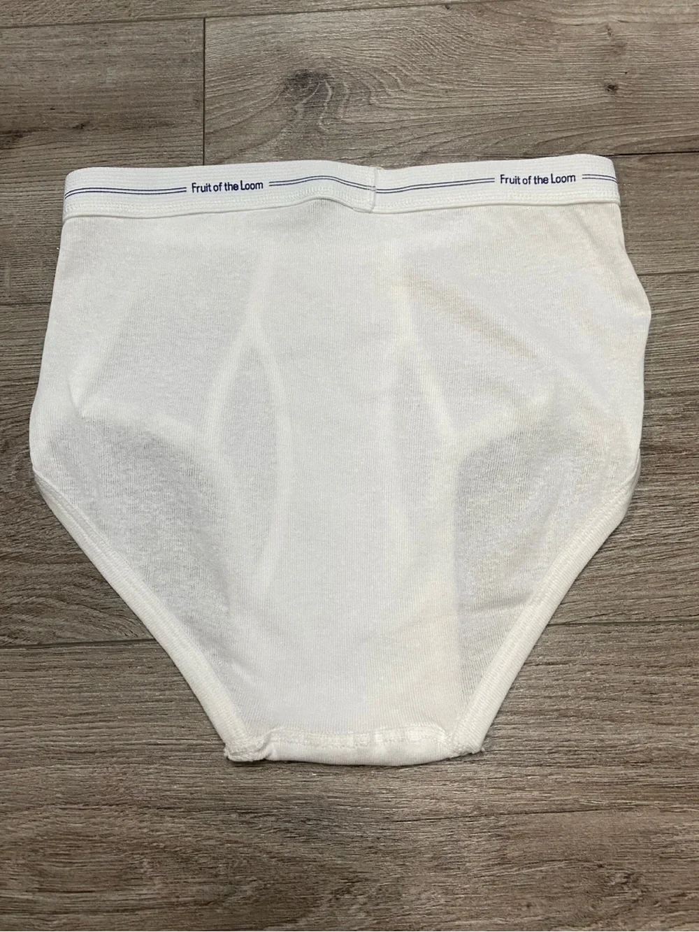 Vintage Fruit Of The Loom Whote Underwear Briefs Adult Small Front Flap Unworn